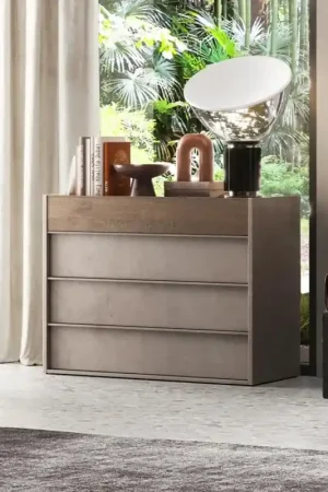Non Perdere Comò moderno Bronzo e Mercure, 4 cassetti