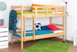 Offerta Del Giorno Letto a castello divisibile Easy Premium Line K20/n Faggio massello naturale 90 x 200 cm Design moderno e sicurezza