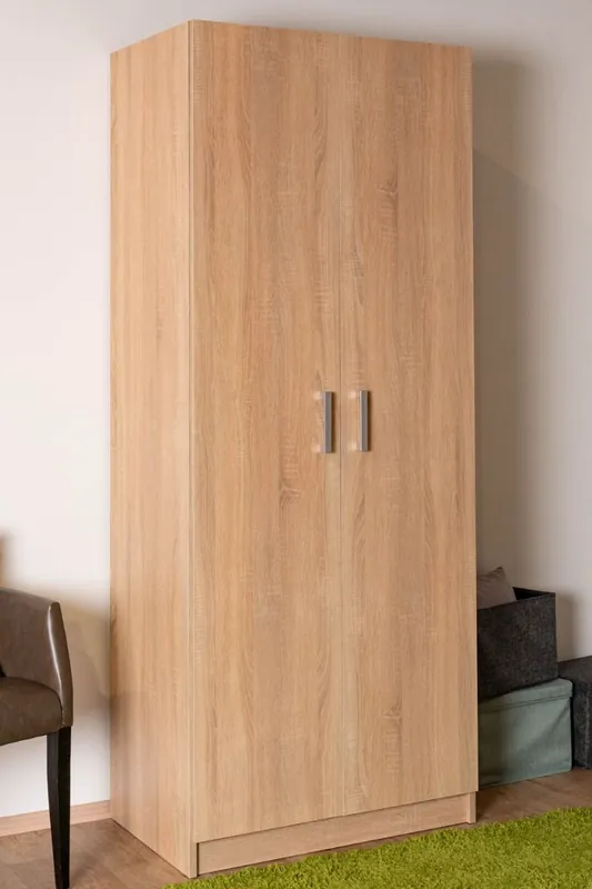 Armadio a battente Plata 06 Rovere Sonoma 201 x 80 x 53 cm Design moderno e robusto Consegna Rapida