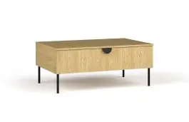 Tavolino Amfipoli 03 rovere baltico 1 anta a ribalta Sistema Soft-Close 41,5 x 100 x 66 cm Scelto Dai Clienti