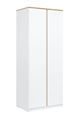 Armadio Catelbi 107 (Bianco + Quercia) Professionale