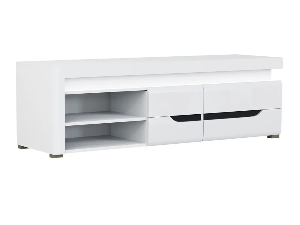 Compra Adesso Mobile porta TV Revelmi 101 (Bianco lucido + Bianco)