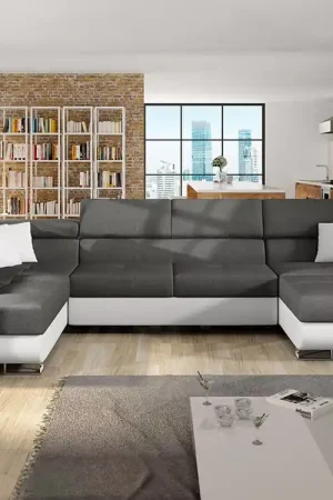 Miglior Prezzo Divano angolare Comfivo Ruta IV (Soft 017 + Lux 06 + Soft 017)