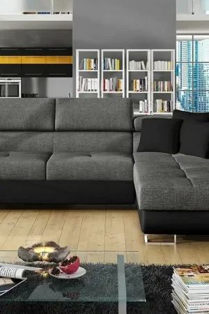 Divano angolare Comfivo Ruta III (Soft 011 + Lux 06) Promozione Esclusiva