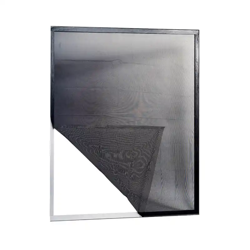 Zanzariera Adesiva Ecco cm 130x150 colore Nero Popolare