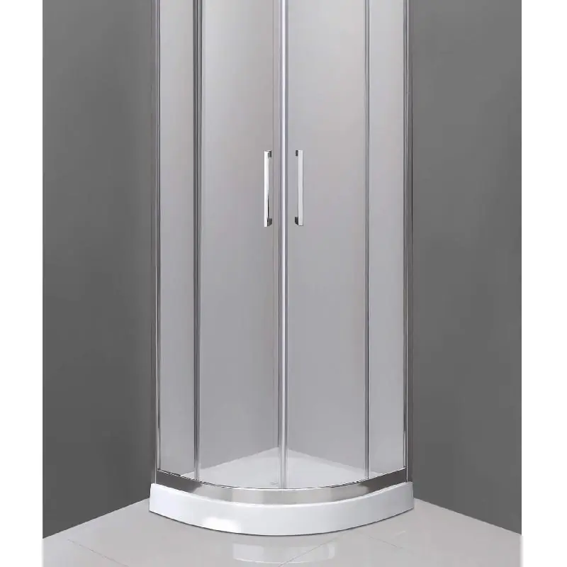 FORTIS BOX SEMICIR. SATIN. 6MM TRAS.CM.80X80X195H Affare