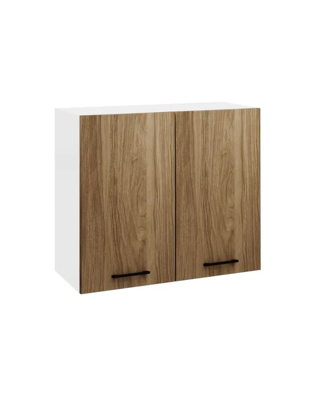Pensile cucina doppia anta 80x32x72H colore noce naturale Promozione Esclusiva