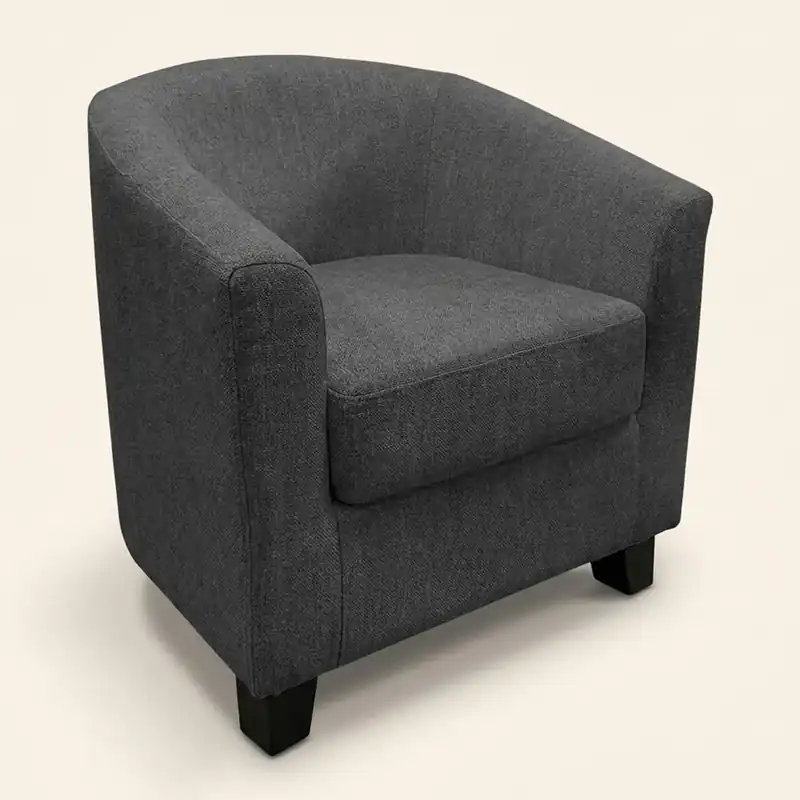 Offerta Limitata Dechome Poltrona Moderna in Tessuto Dimensioni 70x63x59 colore Antracite - Maja