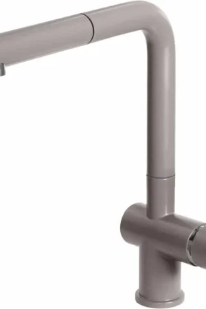 Subito Disponibile Elleci Rubinetto Cucina Miscelatore con Doccetta Estraibile Monocomando colore Tortora - MGKSTP43