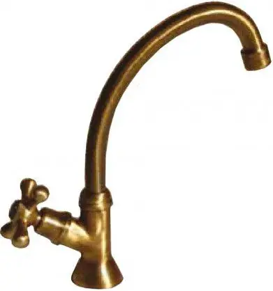 Occasione Decogarden Rubinetto per lavello cucina con canna girevole h24cm presa 1/2‘‘ PARIGI