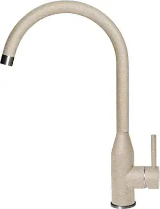 Elleci Rubinetto Cucina Miscelatore Monocomando Lavello finitura Granitek colore Avena - MGKADI51 Occasione Imperdibile