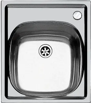 Foster Lavello Cucina 1 Vasca Incasso Larghezza 44 cm materiale Acciaio Inox finitura Spazzolata - 1144 001 Serie S1000 Scelto Dai Clienti