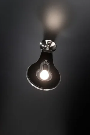 Spedizione Espresso Lampada a Soffitto Flat con struttura metallica e diffusore i PMMA nei colori bianco, nero o arancio
