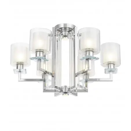 Compra Online Plafoniera moderno di metallo cromato MANHATTAN W6