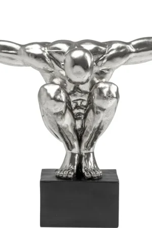 A Buon Prezzo Oggetto Decorativo Athlete XL Argento