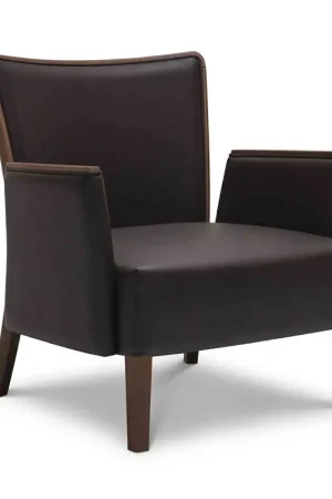 Poltrona Lounge per Sala d‘Attesa in Legno e Velluto - Nob Ordina Subito