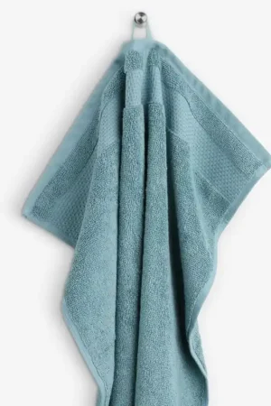 Subito Disponibile NORAGoldAsciugamano ospite NORA 30x50 cm blu polvere