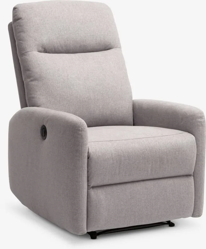 VONSILDPoltrona reclin VONSILD elettrica grigio chiaro Reso Gratuito