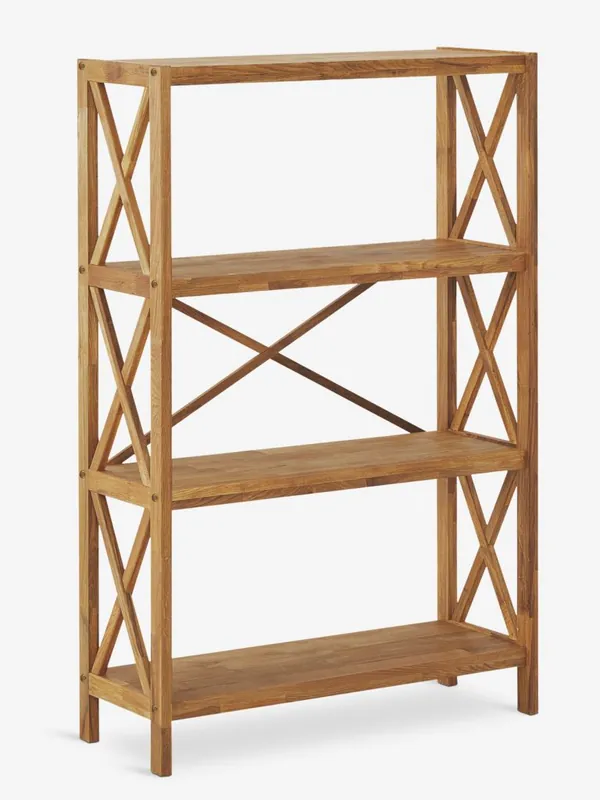 JANNERUPScaffale JANNERUP largo 4 ripiani rovere naturale Acquista Ora