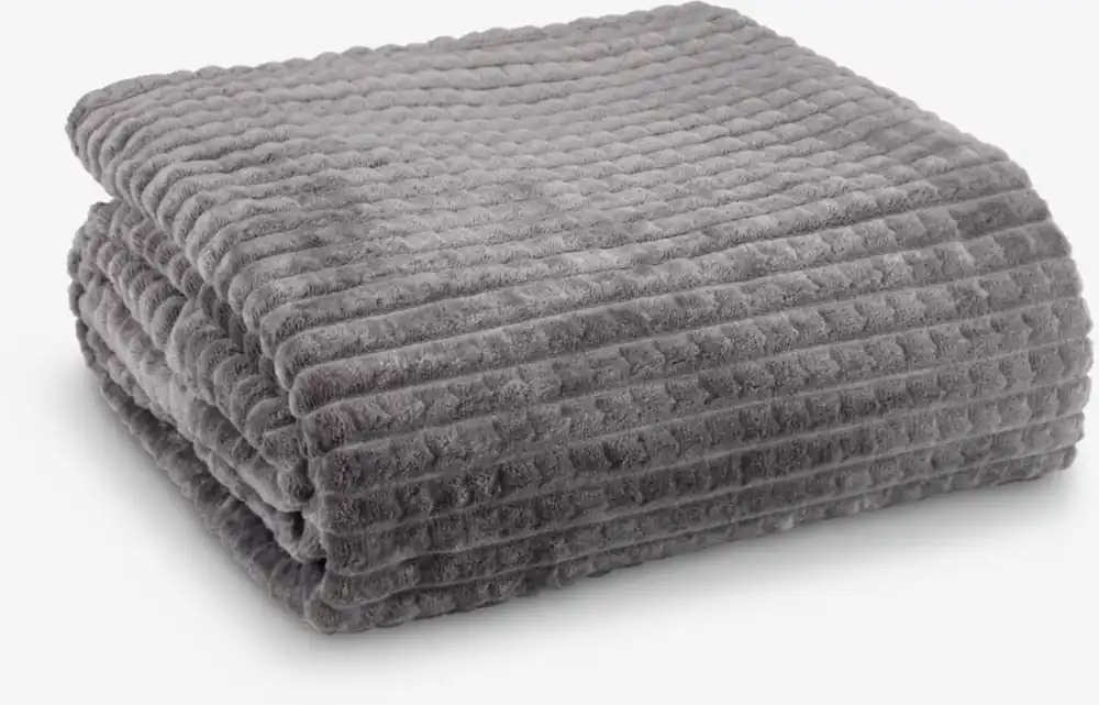 Scelto Dai Clienti HAGTORNCoperta in pile HAGTORN 140x200 cm grigio